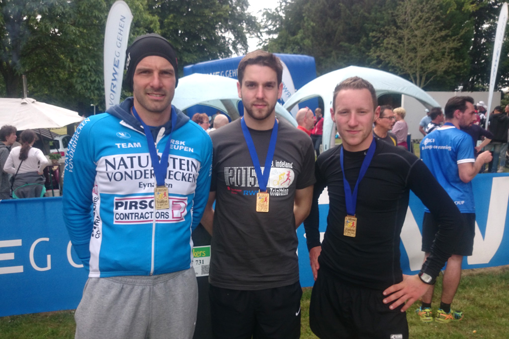 Indeland-Triathlon: Cedric Plumacher, Michael Hungs und Francis Rauw gewinnen den Staffel-Wettbewerb