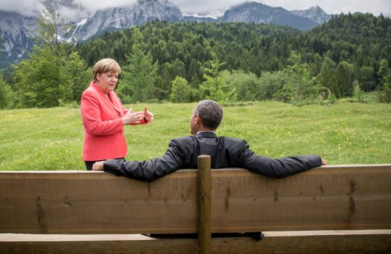 Angela Merkel und Barack Obama in Elmau