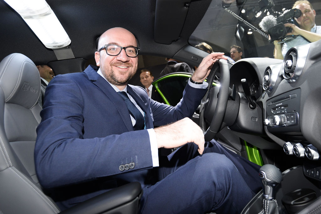 Premierminister Charles Michel bei Audi in Brüssel