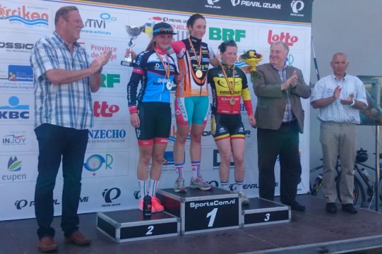 Siegerinnen bei den Juniorinnen beim Mountainbike Eupen