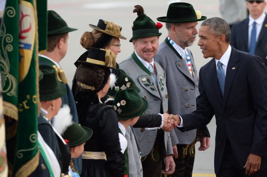 Obama zum G7 Gipfel in München gelandet