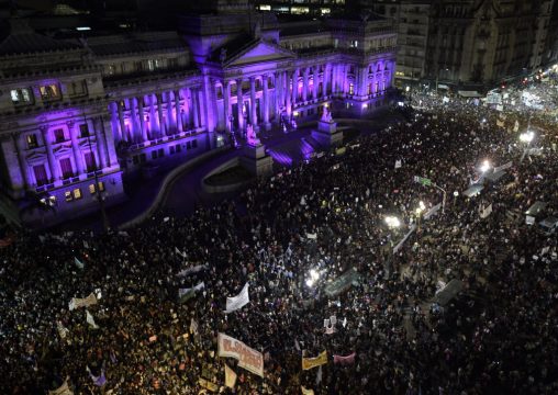 Mehr als 150.000 Demonstranten vor dem Parlament in Buenos Aires
