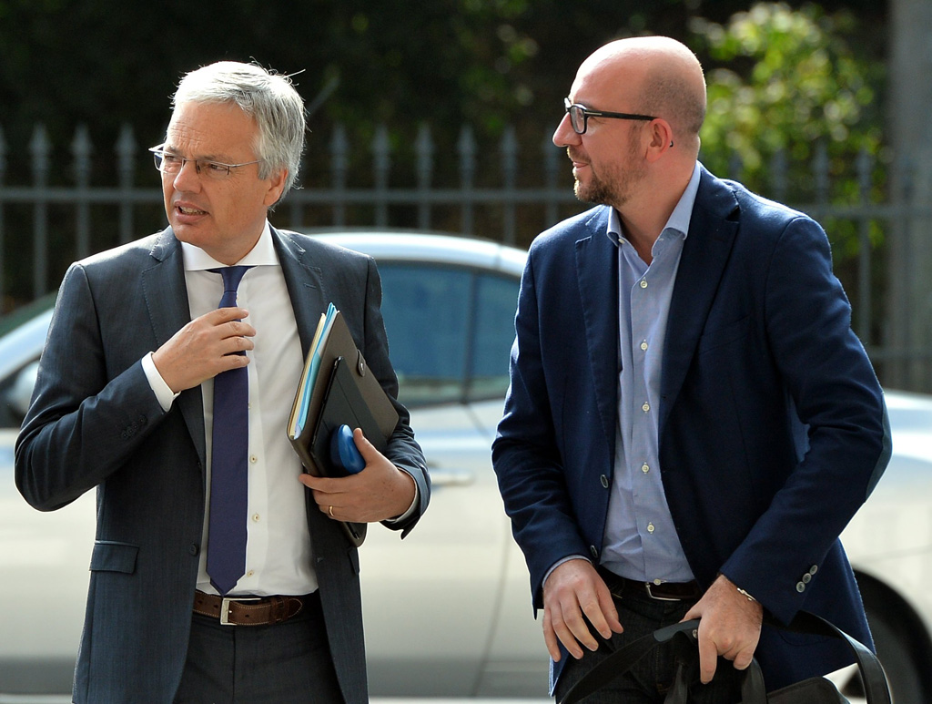 Außenminister Didier Reynders und Premier Charles Michel (Archivbild)