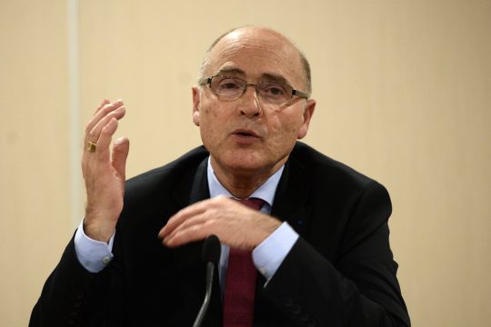 Der französische Staatsanwalt Brice Robin am Donnerstag in Paris