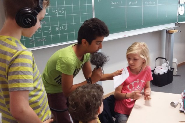 Kinder gestalten SGU-Schulradio