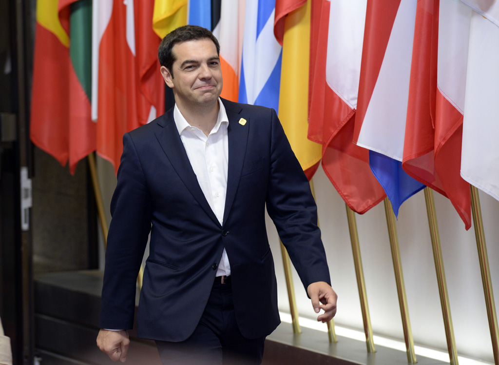 Griechenlands Regierungschef Alexis Tsipras beim EU-Gipfel in Brüssel (Montag)