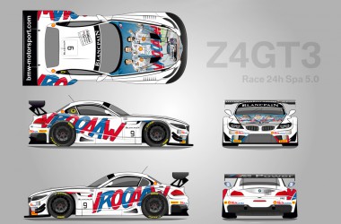 BMW Z4 GT3 in Michel Vaillant-Deko