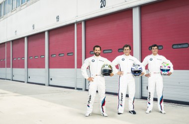 Alex Zanardi mit seinen Teamkollegen Timo Glock (links) und Bruno Spengler (rechts)