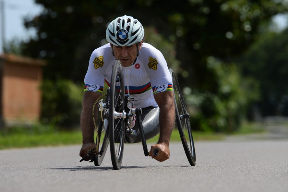 Alex Zanardi auf dem Handbike