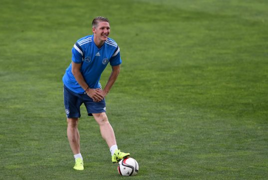 Bastian Schweinsteiger (Bild vom 12.6. im Algarve-Stadion in Faro)