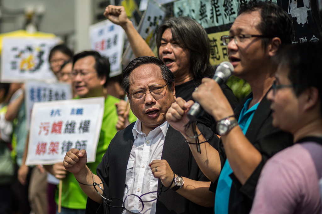Hong Kong: Protest gegen die Verfolgungswelle (12.7.)