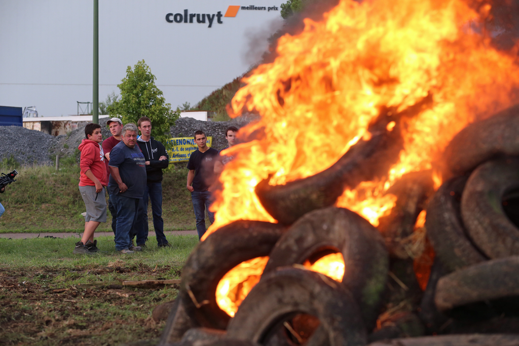 Niedrige Preise: Bauernproteste in Belgien flammen erneut auf (Bild: Ghislenghien)