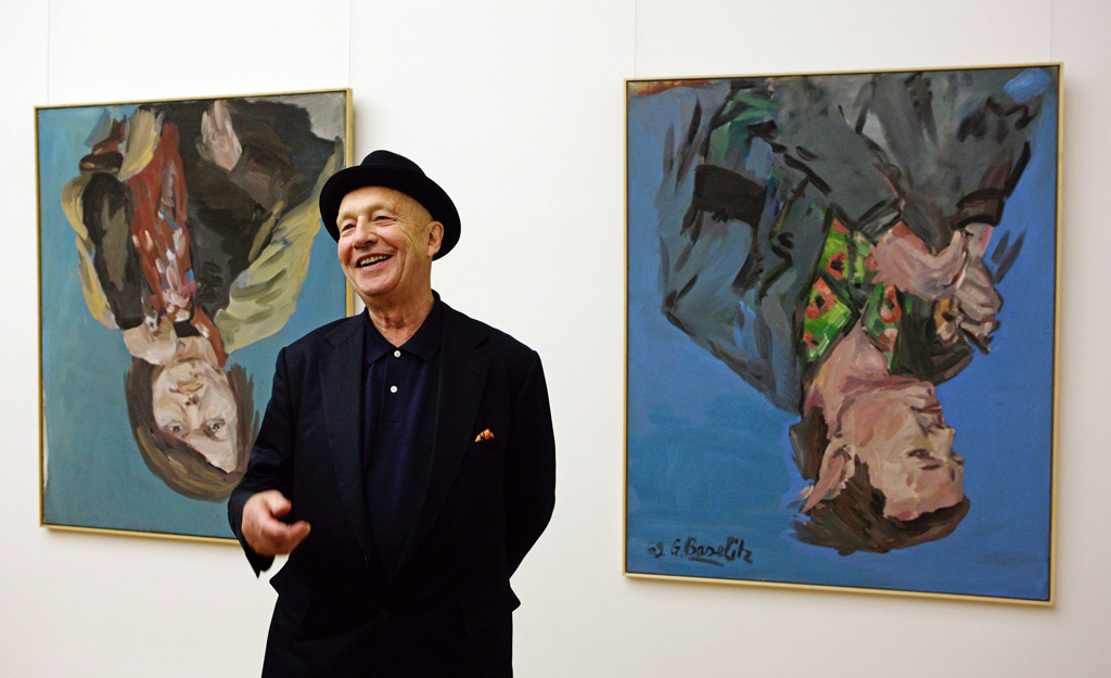 Georg Baselitz zieht Werke aus Museen ab (Bild vom 26.5.2010 im Dresdner Albertinum)