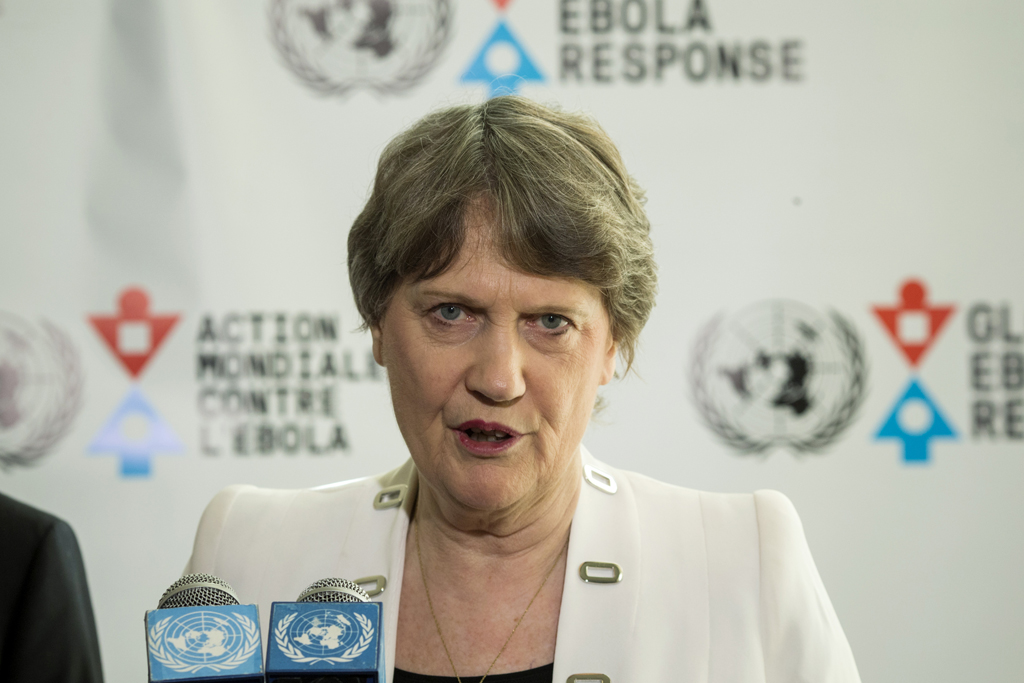 Helen Clark, Leiterin des Entwicklungsprogramms der Vereinten Nationen (UNDP)