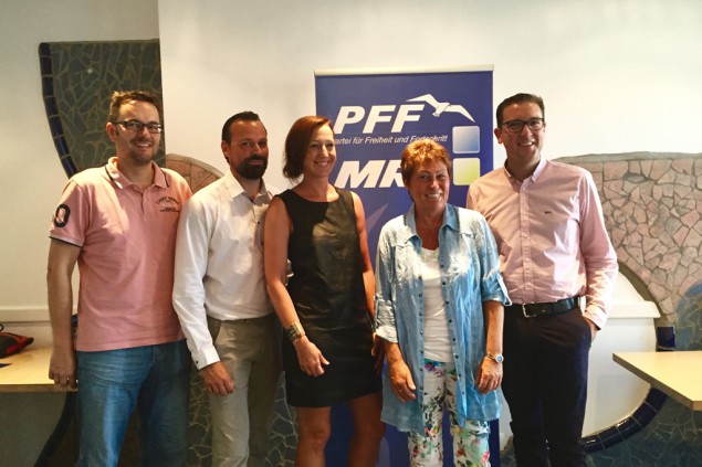 Vorstellung der Internetseite der PFF-Lokalsektionen