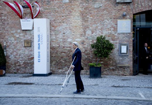 US-Außenminister John Kerry am Donnerstagabend in Wien