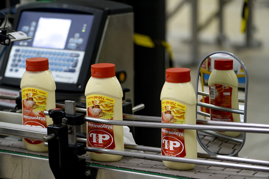Regierung will Mayonnaise-Gesetz abändern - Mayonnaise-Fabrik Continental Foods Belgium in Puurs (Bild vom 8.5.)