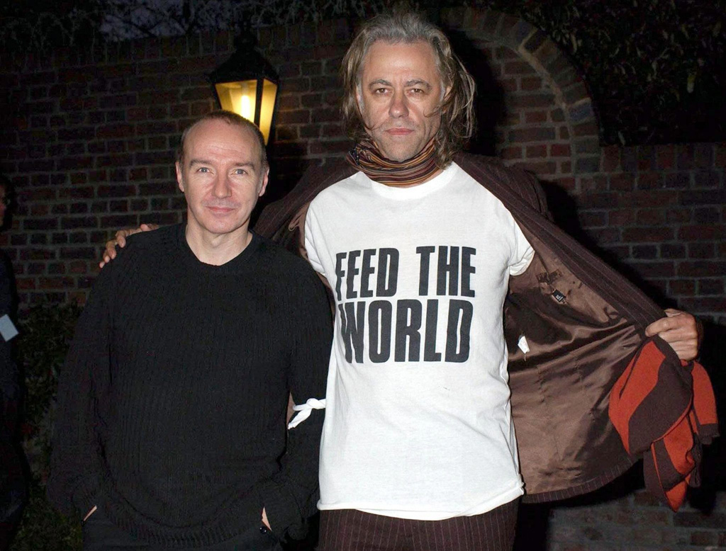 Midge Ure und Bob Geldof am 14.11.2004