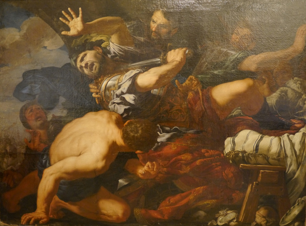 Unbekannter Maler, „Neros Tod“