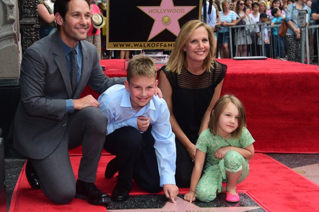 Paul Rudd mit seiner Frau Julie und den gemeinsamen Kindern Jack und Darby
