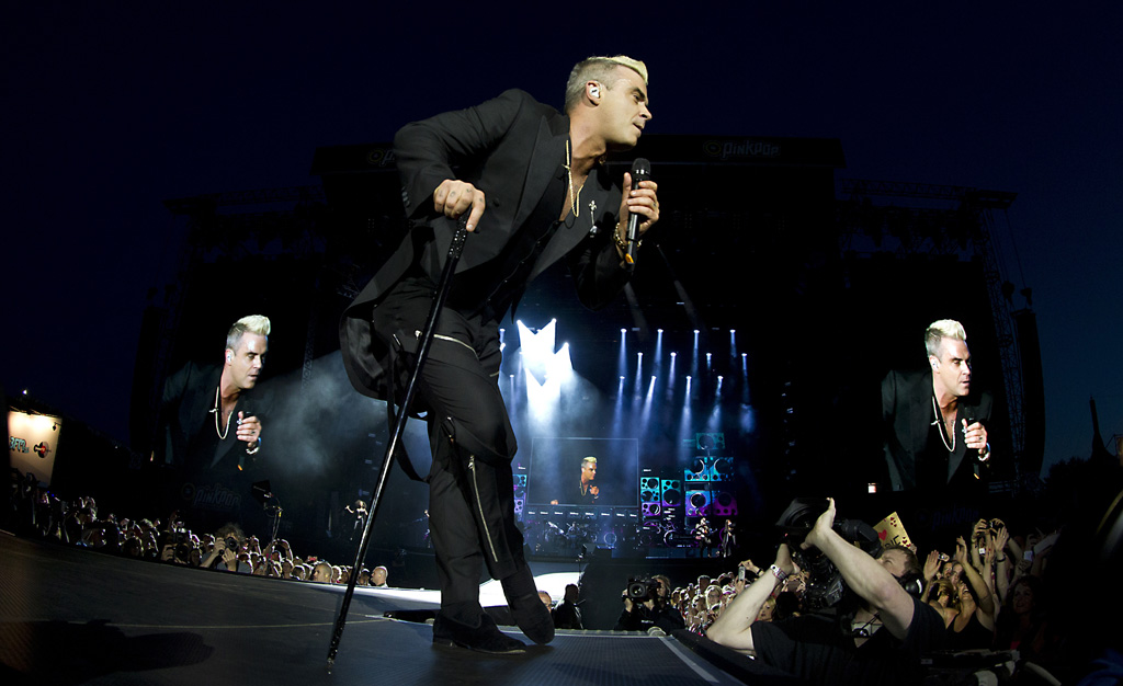 Robbie Williams bei Pinkpop am 13. Juni 2015