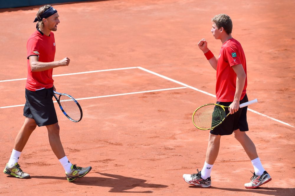 Ruben Bemelmans und Kimmer Coppejans bringen Belgien ins Daviscup-Halbfinale