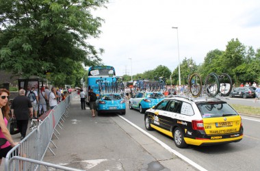 Tour de France: Vierte Etappe in Seraing gestartet