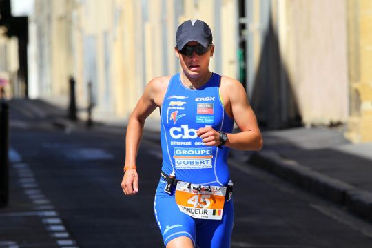 Alexandra Tondeur beim Ironman 70.3 in Aix-en-Provence 2014