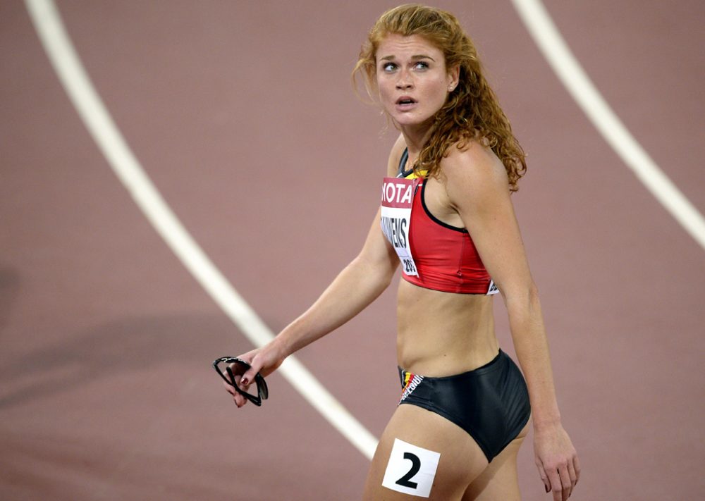 Axelle Dauwens nach dem Halbfinale in Peking