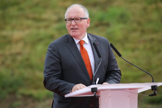 Der Vizepräsident der EU-Kommission, der Niederländer Frans Timmermans (Bild vom 18.6.)