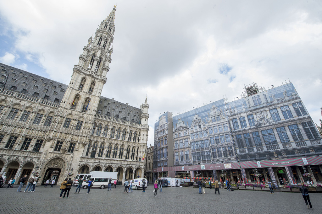 Luftansicht vom Brüsseler Grand’Place (19.6.2015) (Archivbild: Filip De Smet/BELGA)