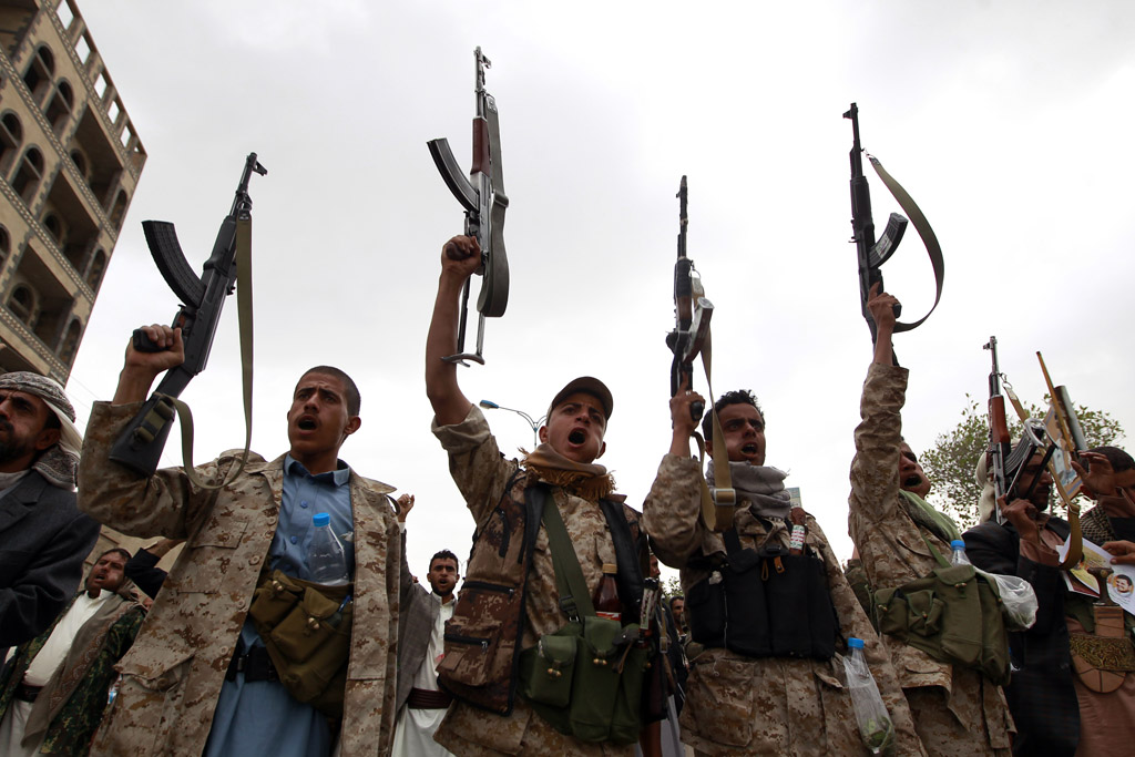 Jemenitische Anhänger der schiitischen Huthi-Rebellen