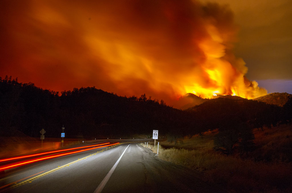 Schwere Waldbrände in Kalifornien (2.8.)