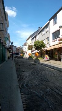 Straßenarbeiten in Kelmis