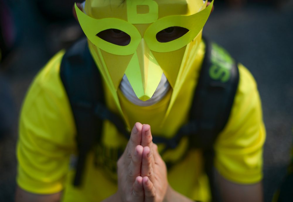 Gelb ist die Farbe des Protests gegen die Regierung Malaysias