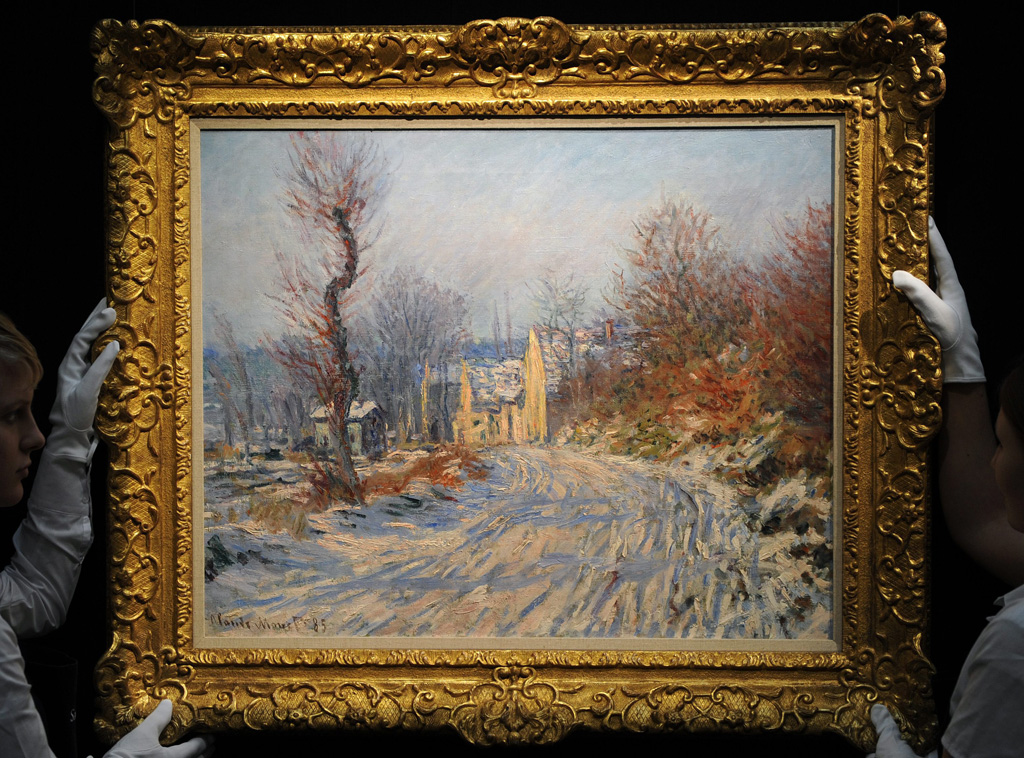 Claude Monet: Route de Giverny en hiver (Sotheby's, 2009)