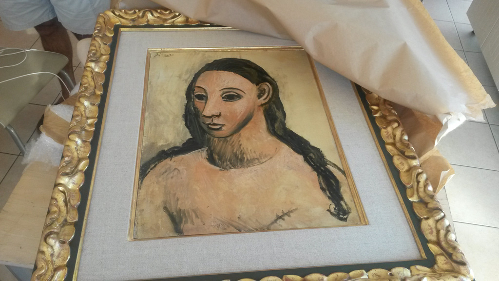 Französischer Zoll beschlagnahmt "Kopf eines jungen Mädchens" von Pablo Picasso