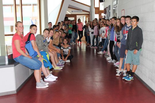 Sprachbad in St. Vith: Wallonische Schüler lernen Deutsch - Besuch im BRF