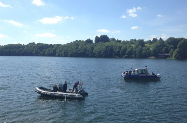 Suche am Bütgenbacher See läuft