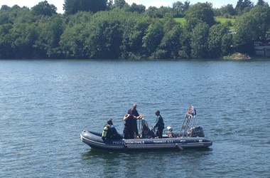 Suche am Bütgenbacher See läuft