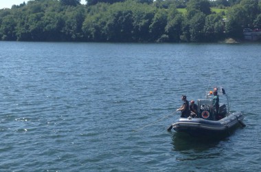 Suche am Bütgenbacher See läuft