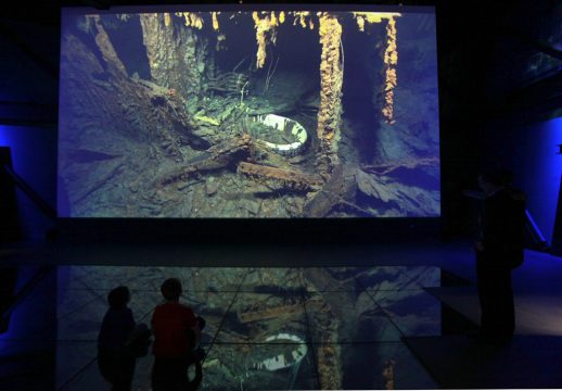 Im Titanic-Museum in Belfast
