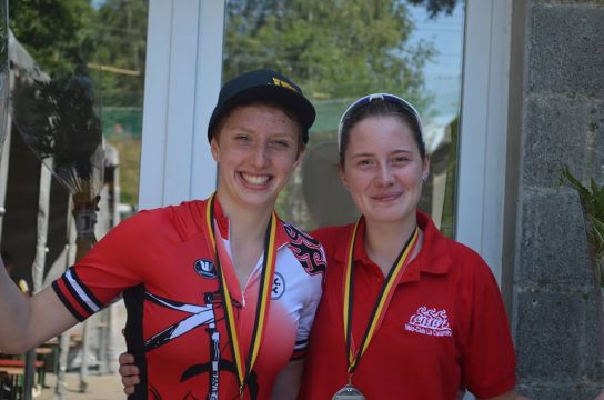 Velo-Klub Kelmis punktet beim Cup5 in Barchon - Valérie und Déborah Schmitz