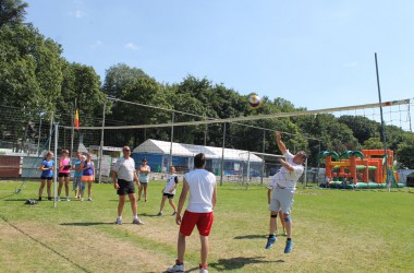 Open-Air-Volleyballturnier von Sporat Eupen-Kettenis auf Schönefeld