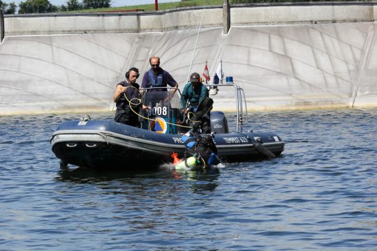 Suchaktion am Bütgenbacher See