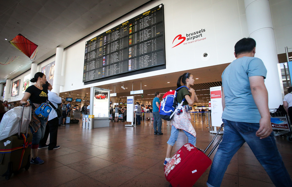 Bummelstreik am Flughafen Zaventem hat bislang kaum Auswirkungen