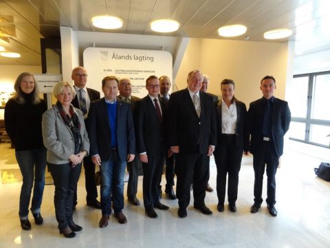 PDG-Delegation besucht Aland-Inseln