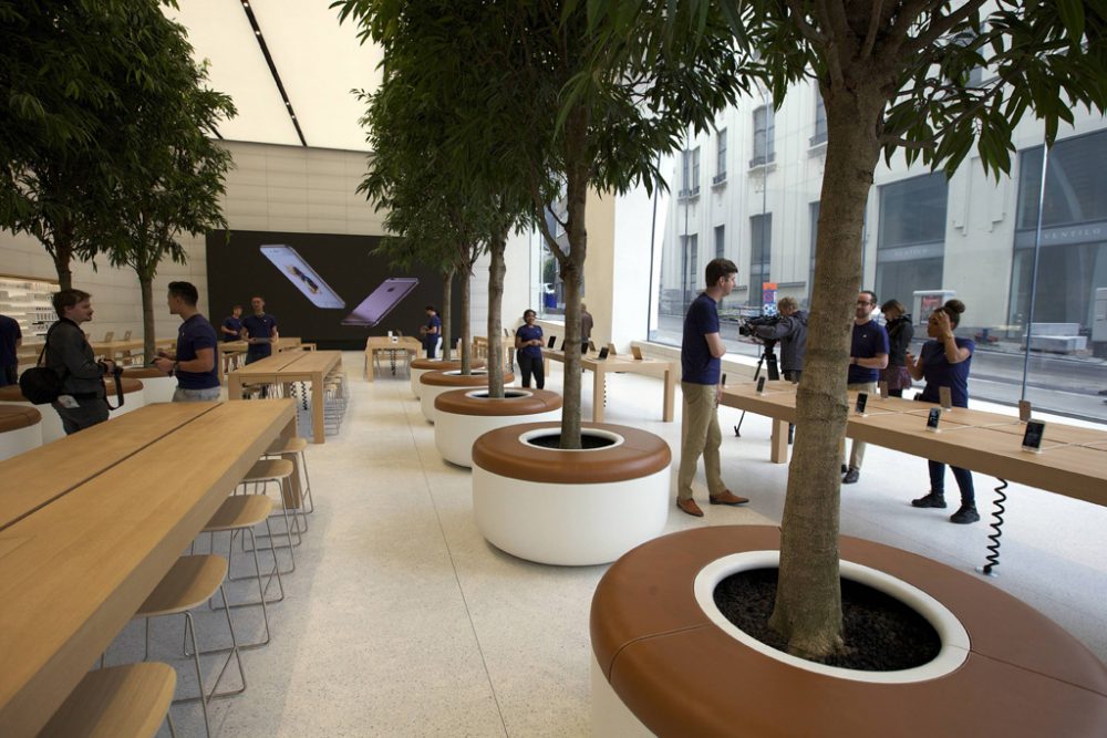 Belgiens erster "Apple-Store" in Brüssel