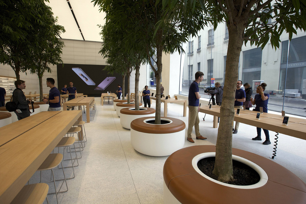 Belgiens erster "Apple-Store" in Brüssel