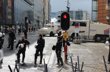 Milchbauerndemo in Brüssel (7.9.)